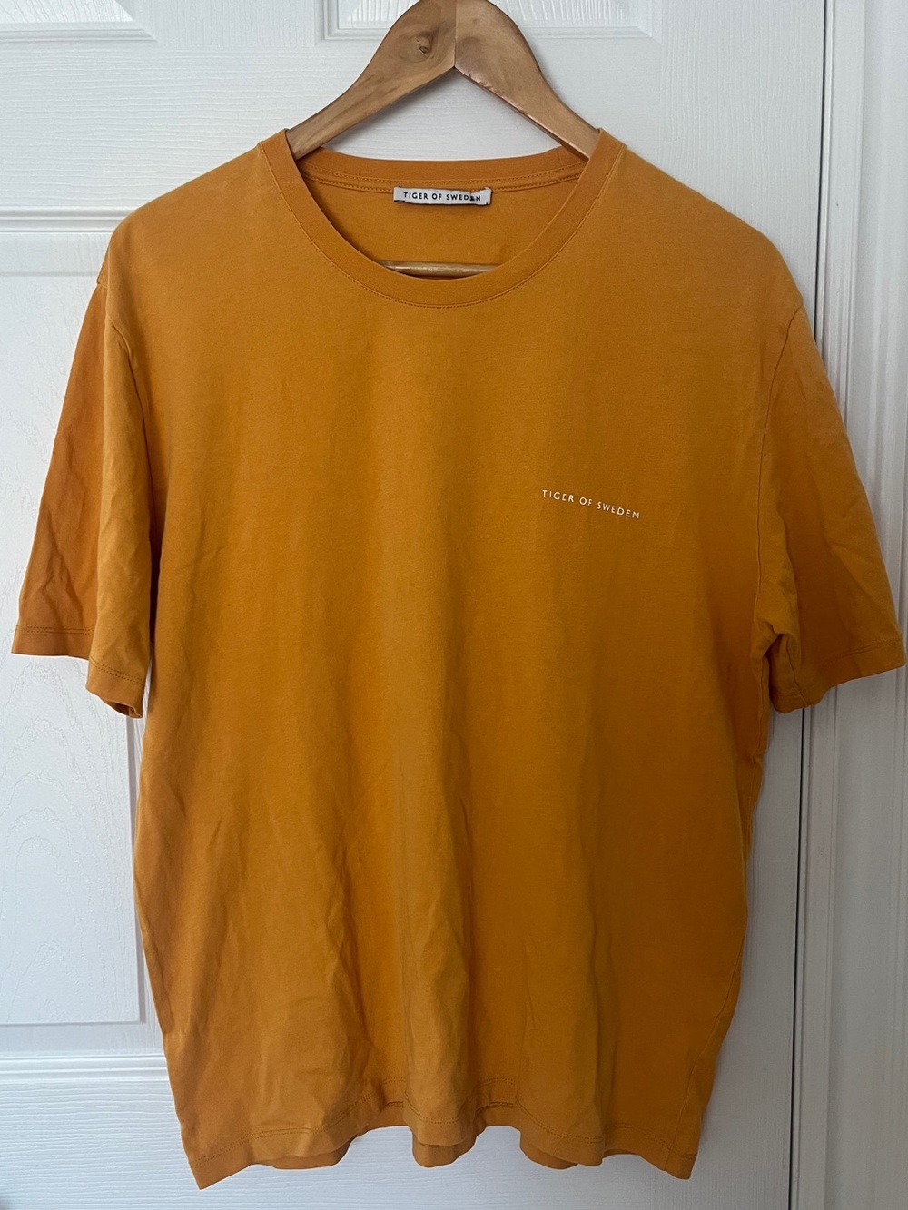 Tiger of Sweden Pro Cotton T-Shirt Mustard